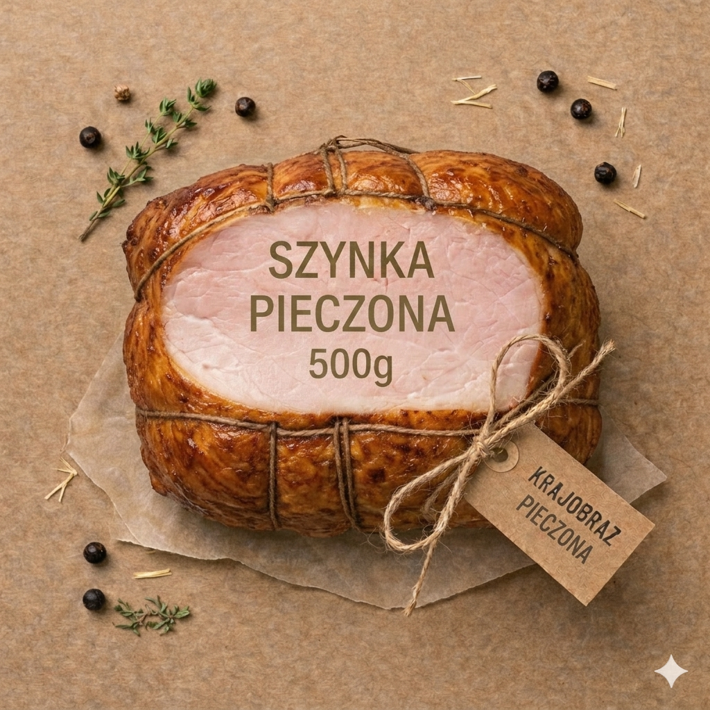 Szynka pieczona 500g