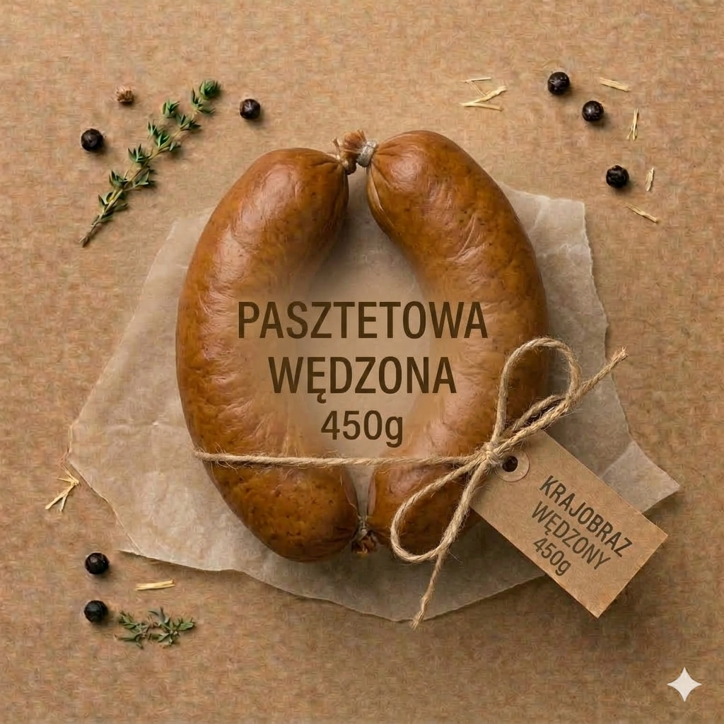 Pasztetowa wędzona 450g