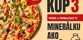 Kúp si 3 pizze a dostaneš odmenu