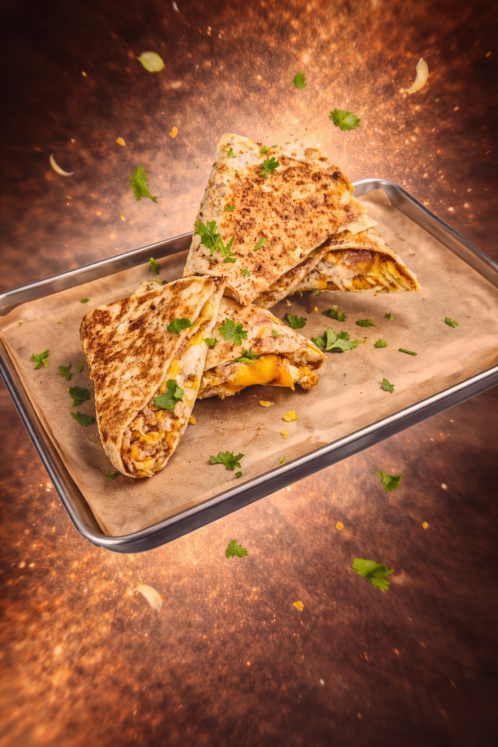 QUESADILLA Z KURCZAKIEM BBQ