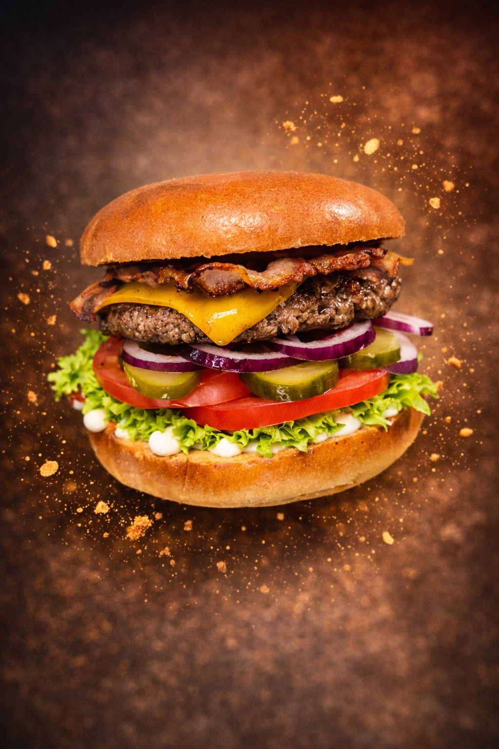 BURGER CHEESE BACON BBQ