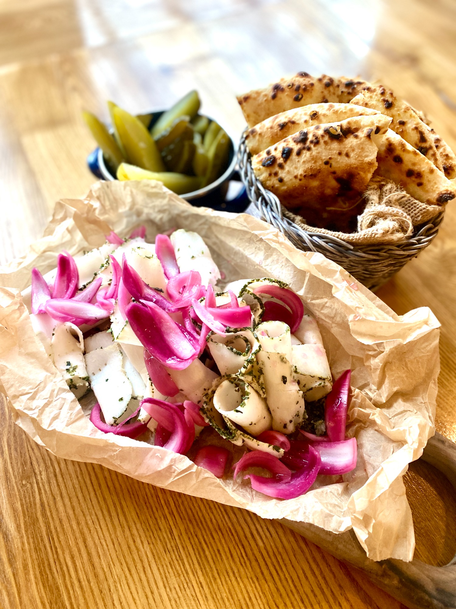 Słonina z podpłomykiem