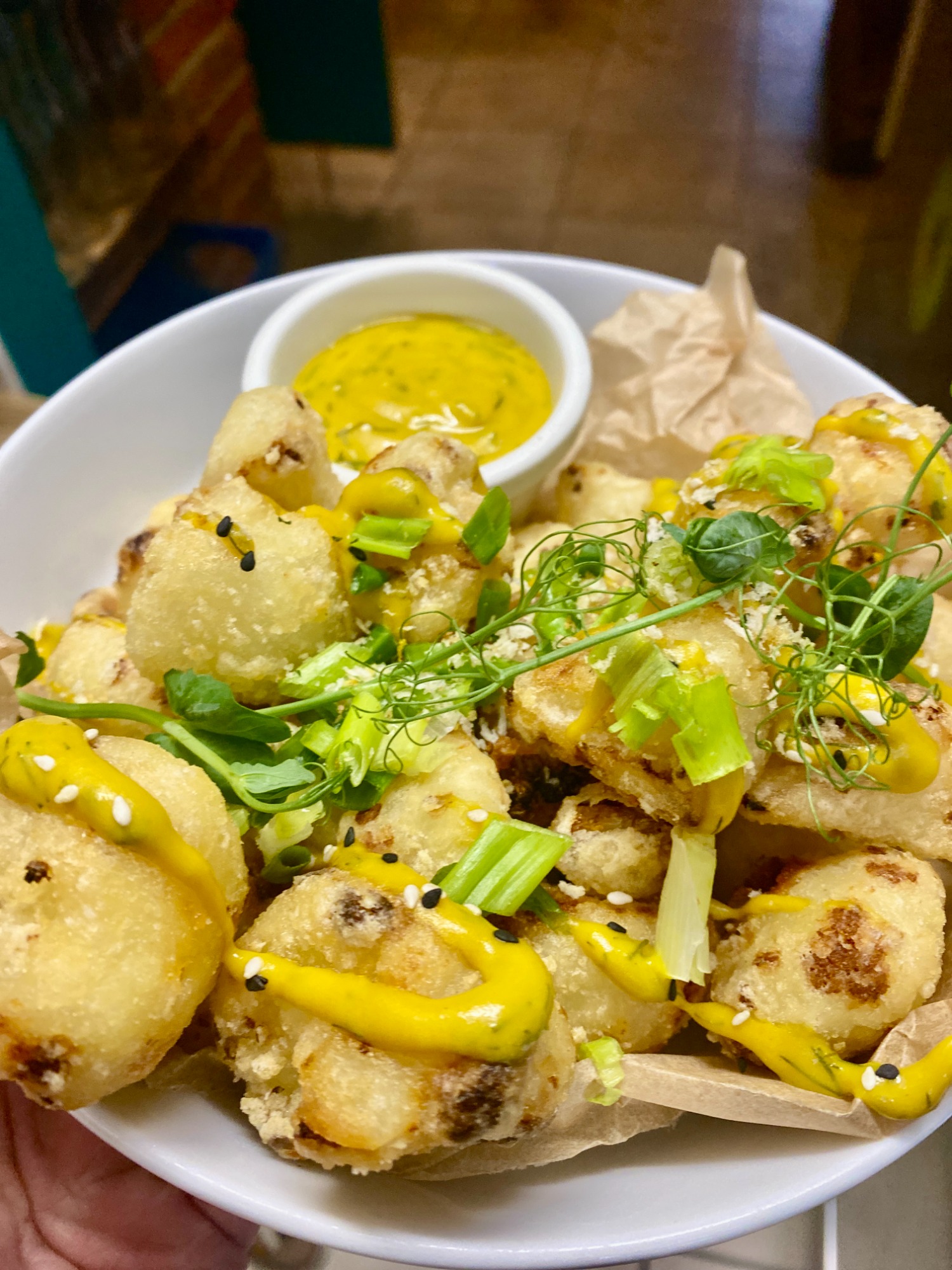 Panierowane kalafiorki 