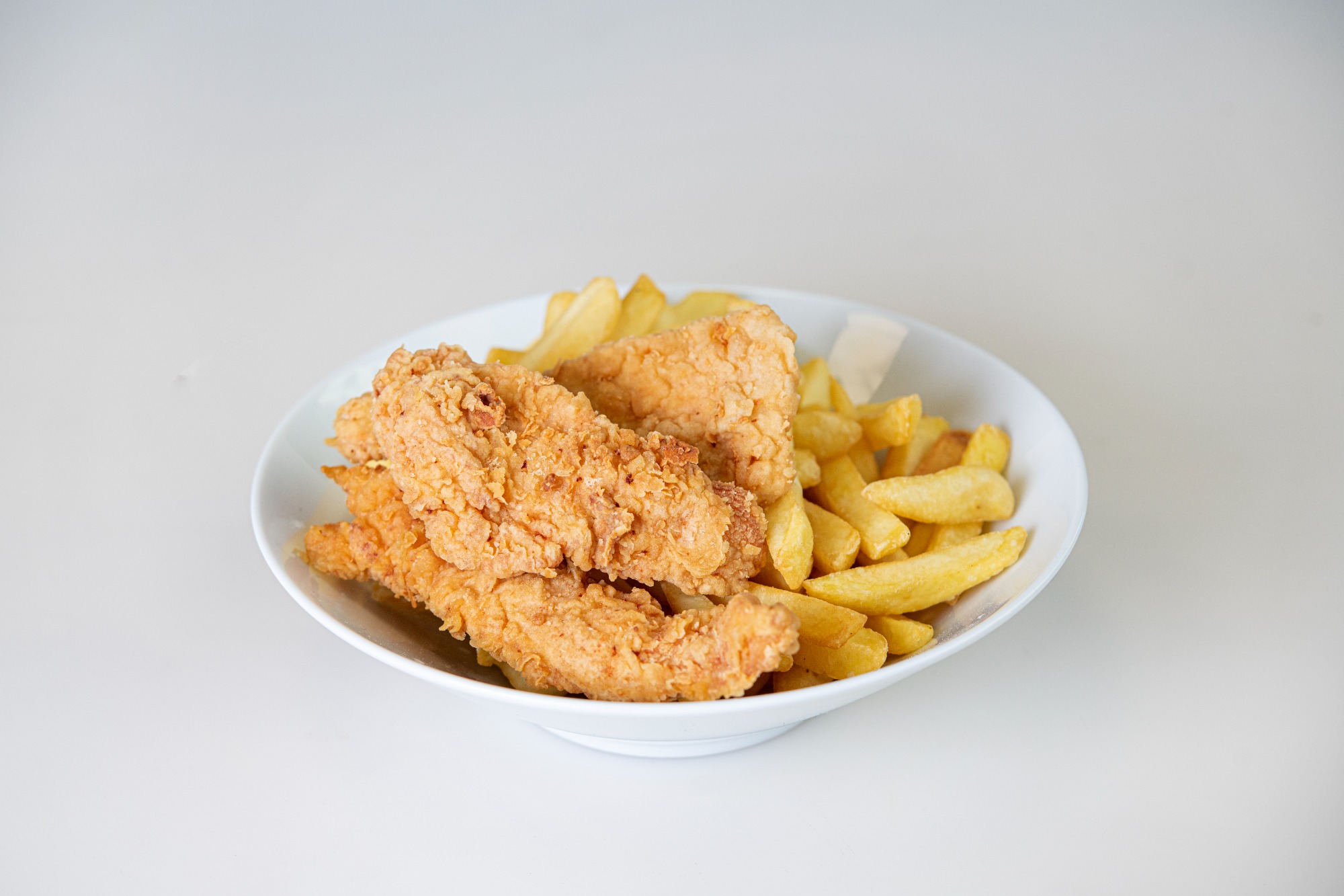 1. 3xPolędwiczki z Kurczaka+ frytki