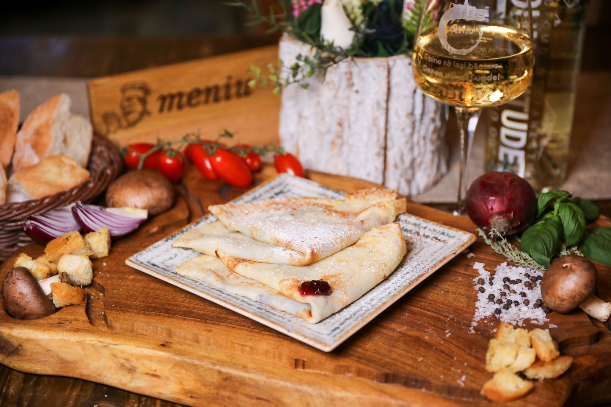 Clătite cu dulceață