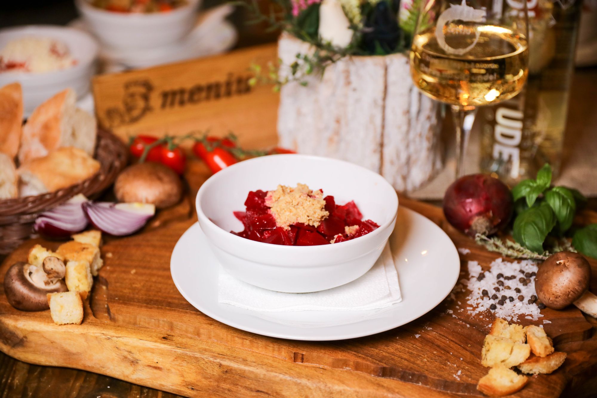 De sfeclă roșie cu hrean