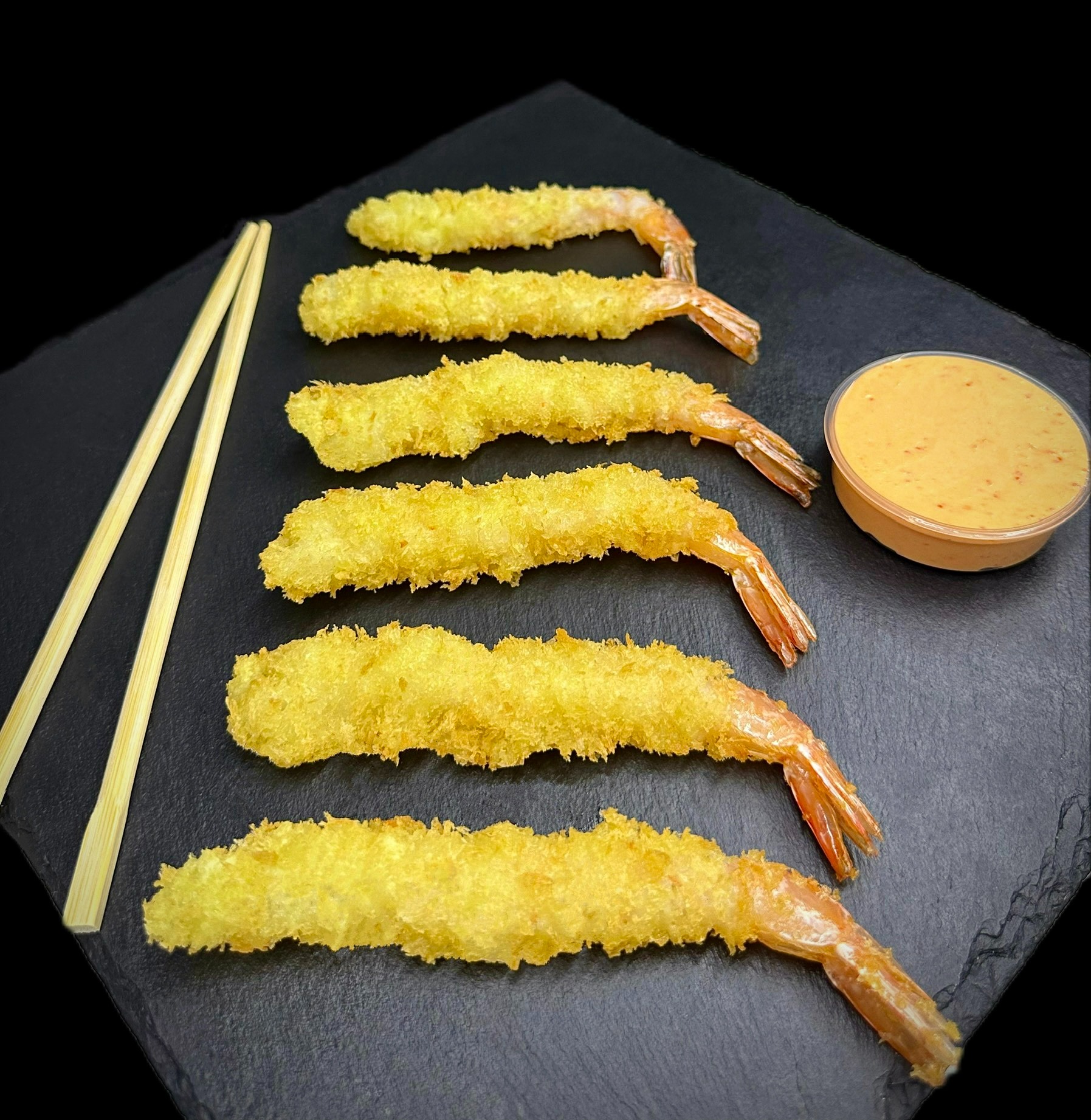 Krewetki w Tempurze z Sosem Spiny Majo