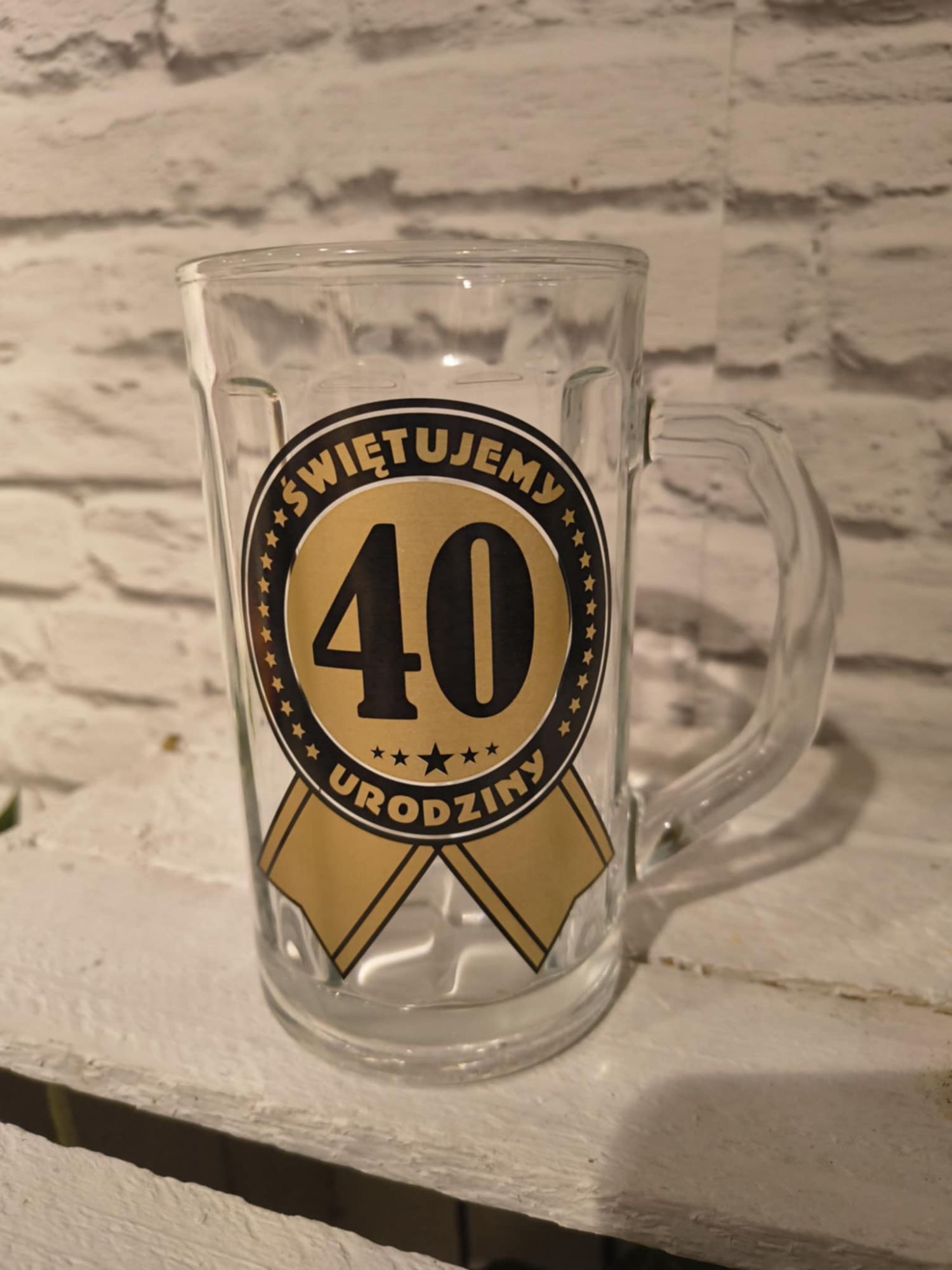 Kufel 40 urodziny