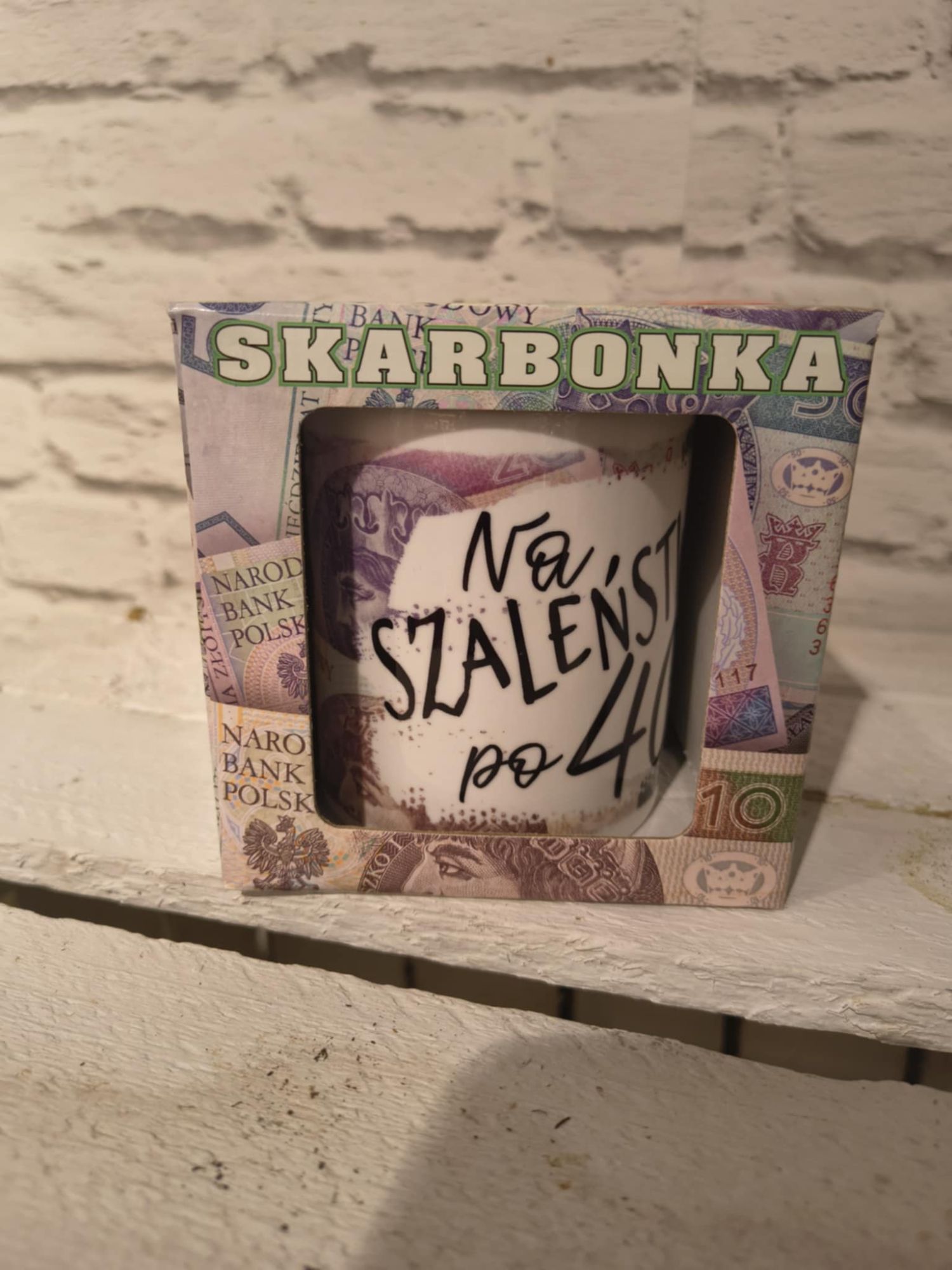 Skarbonka 40 urodziny