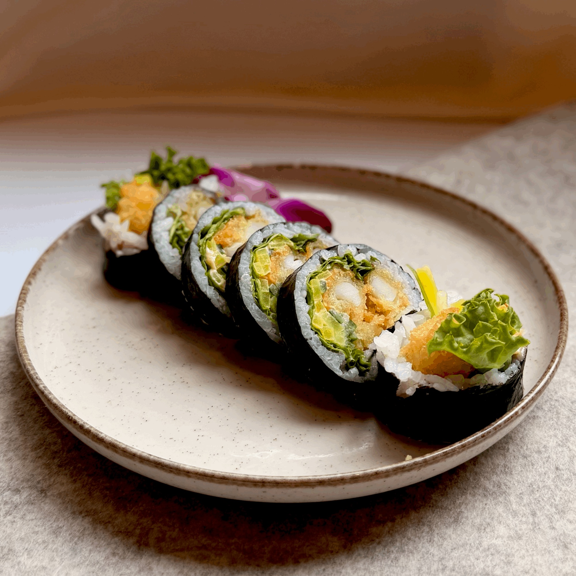 Futomaki Kalmar w tempurze