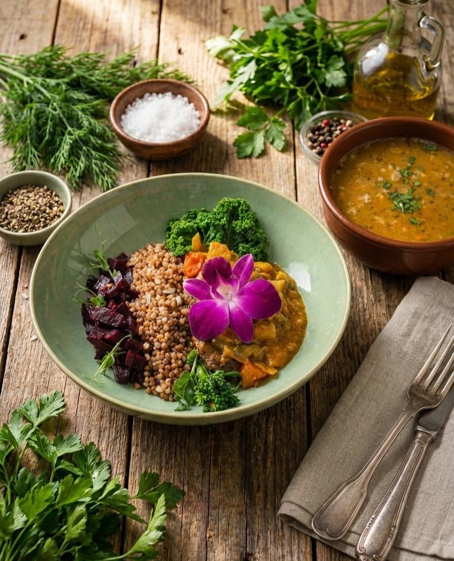 Leśny gulasz z dziczyzny po myśliwsku     