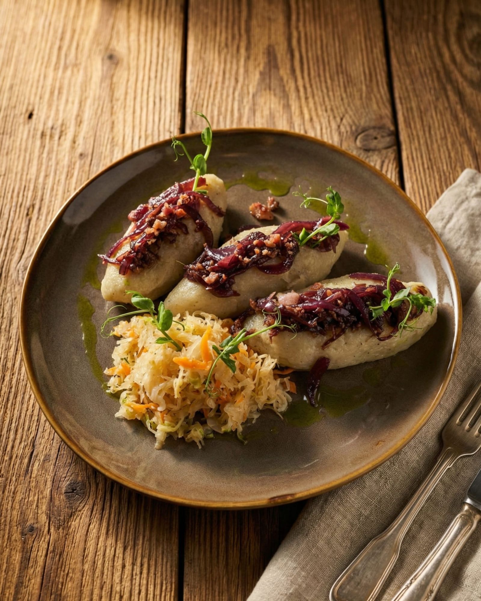 Kartacze nadziewane szarpaną wieprzowiną            