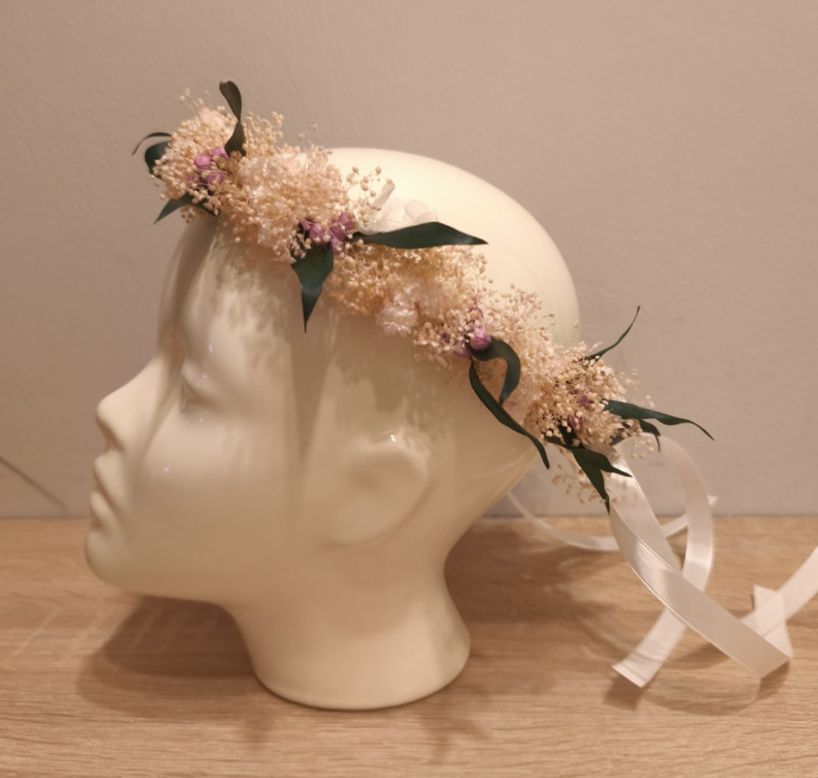 Wianek z kwiatów stabilizowanych 3