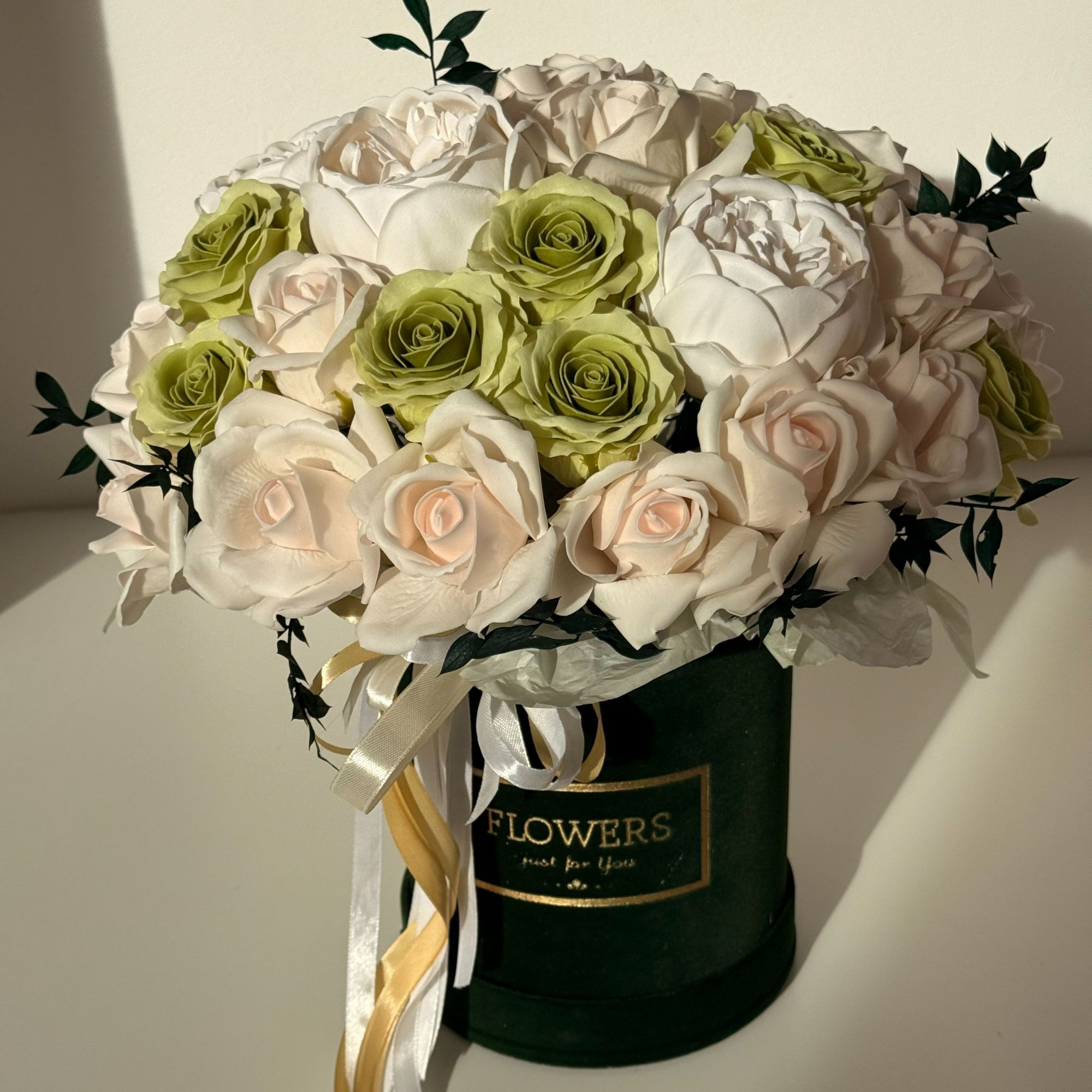 Box z mydlanych kwiatów Fresh