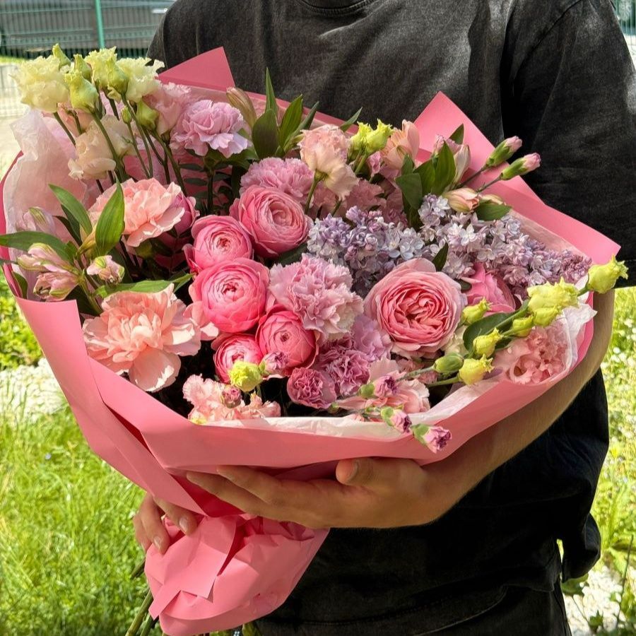 Bukiet Różowa beza