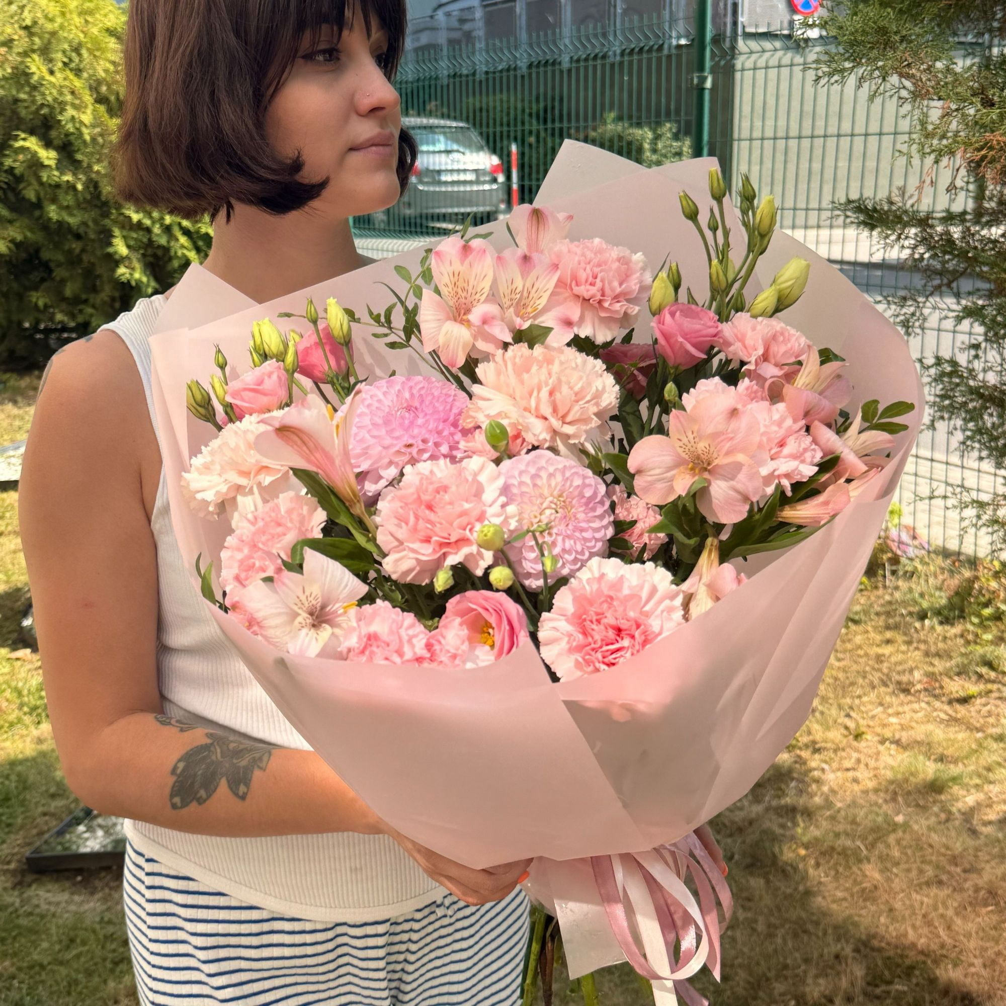 Bukiet Różowy koktajl