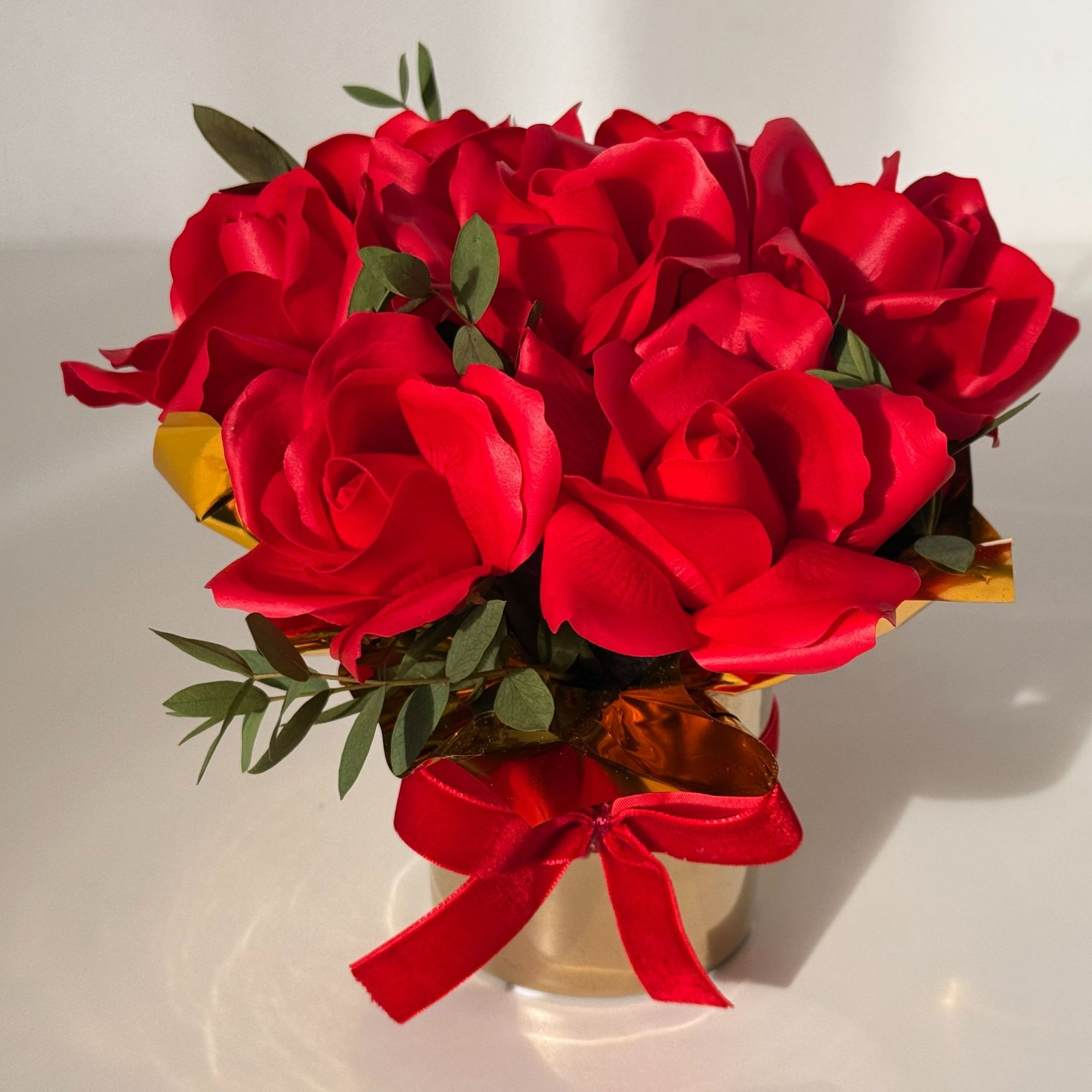 Kwiaty z mydła Rubin