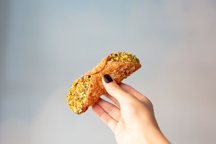 Cannoli pistacjowe