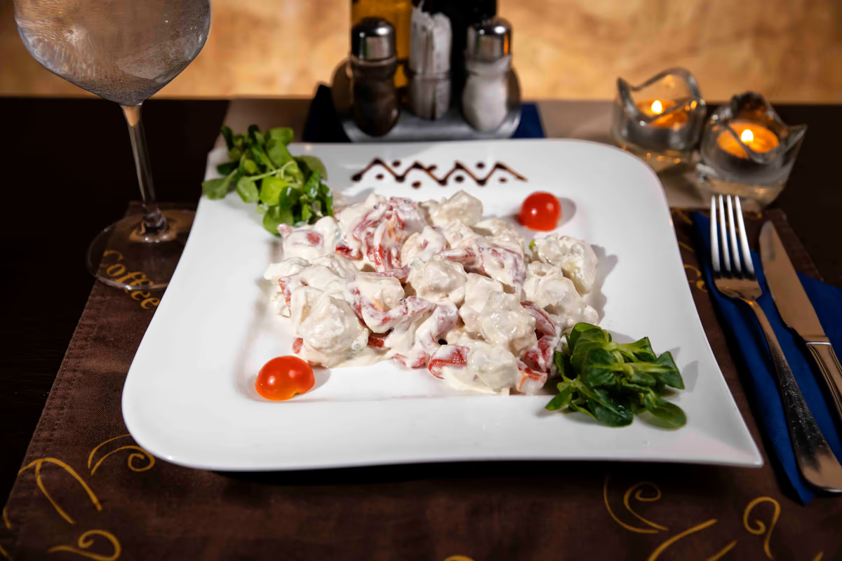 Piept de pui cu smantana si ciuperci