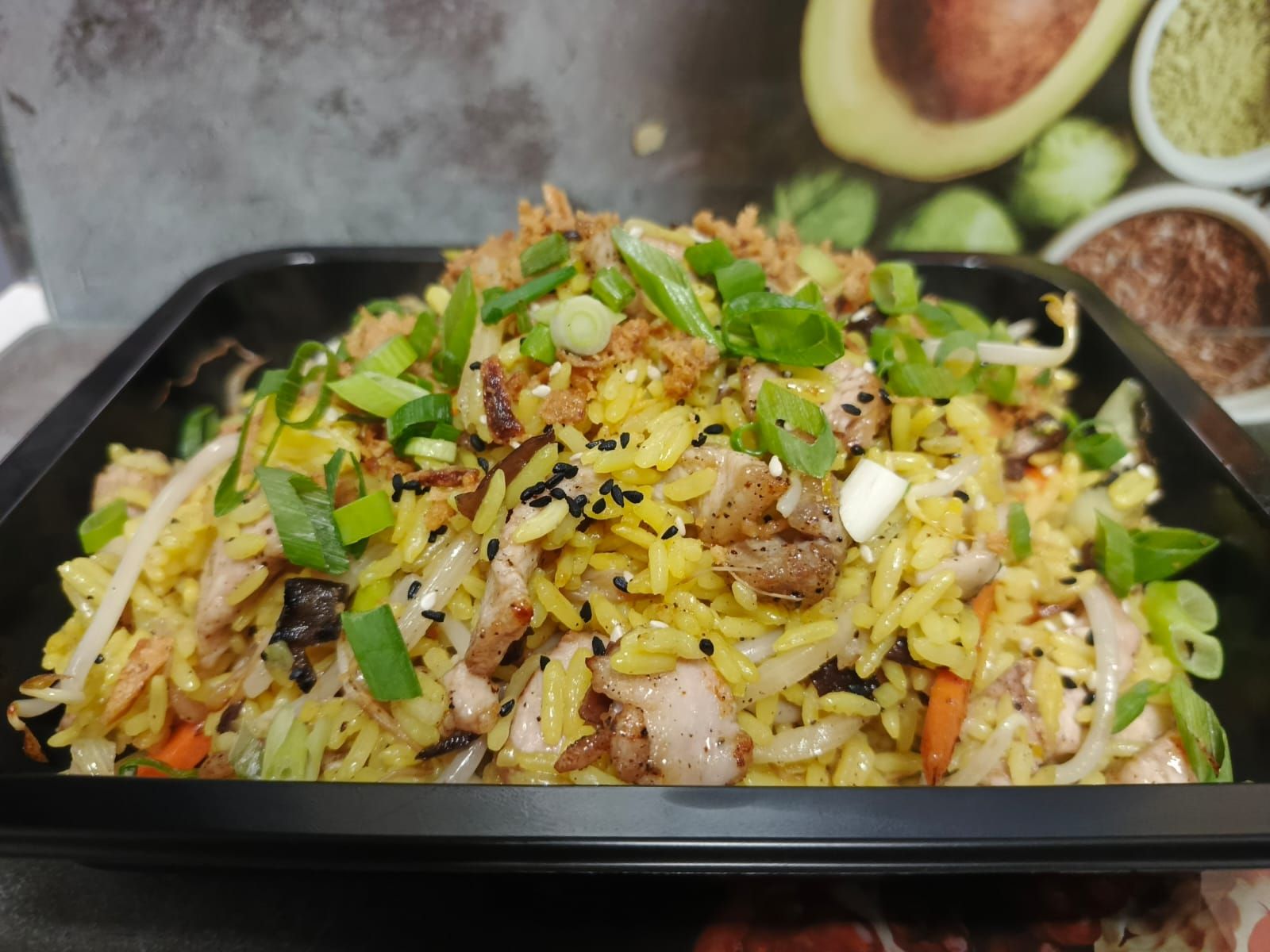 z kurczakiem i jarzynami