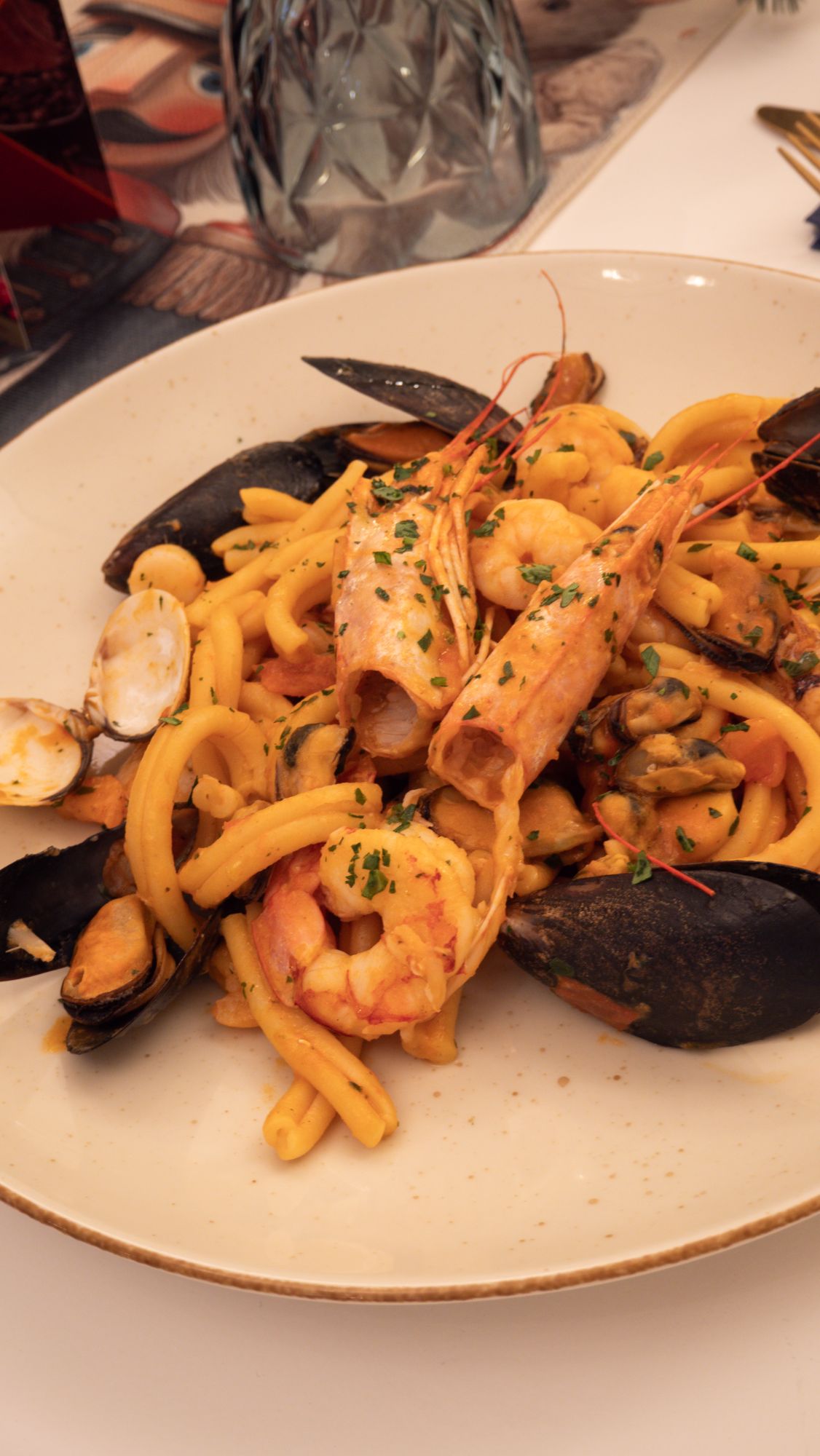 Scialatelli di Positano con misto mare