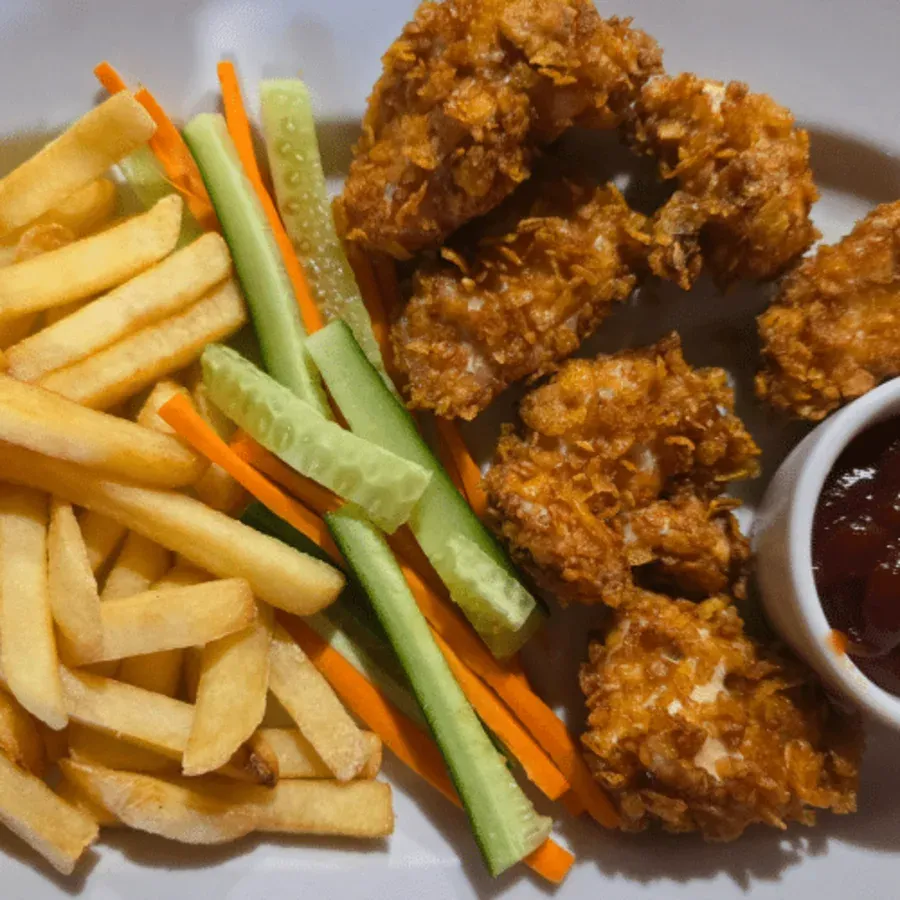 Nuggetsy 5 szt. z frytkami