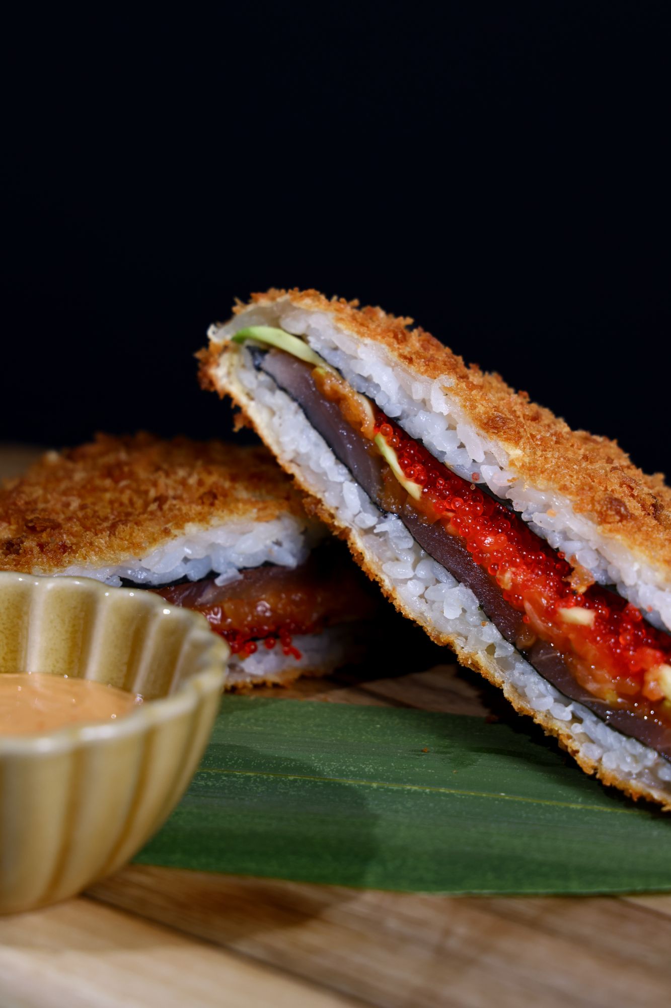 Sushi Sandwich z tuńczykiem i tatarem z łososia