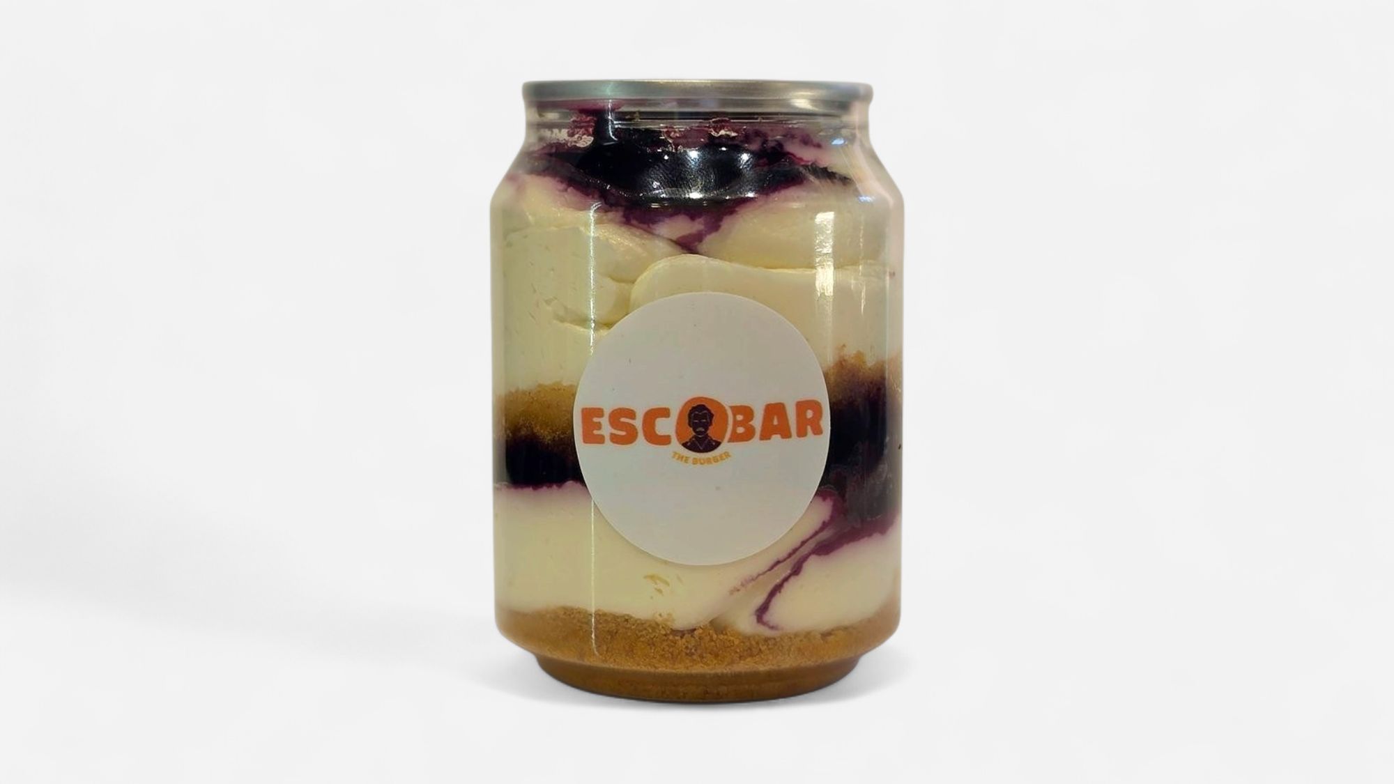 Cheesecake cu dulceată de afine, la doză