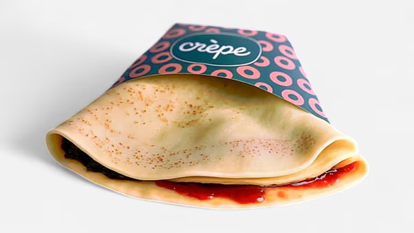 Clătită cu dulceață de vișine