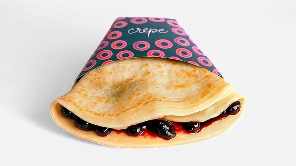 Clătită cu dulceață de afine