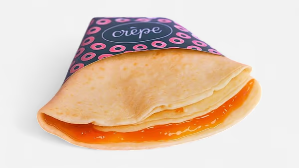 Clătită cu dulceață de caise