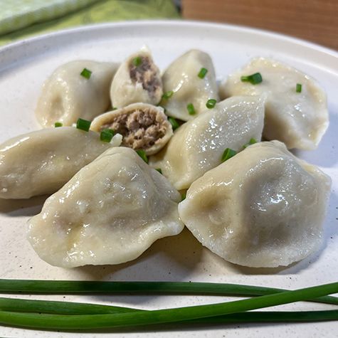 Pierogi z mięsem (na ciepło)