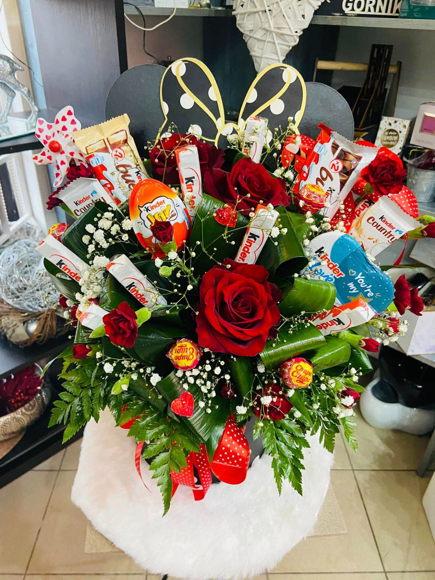 Bukiet ze słodyczami