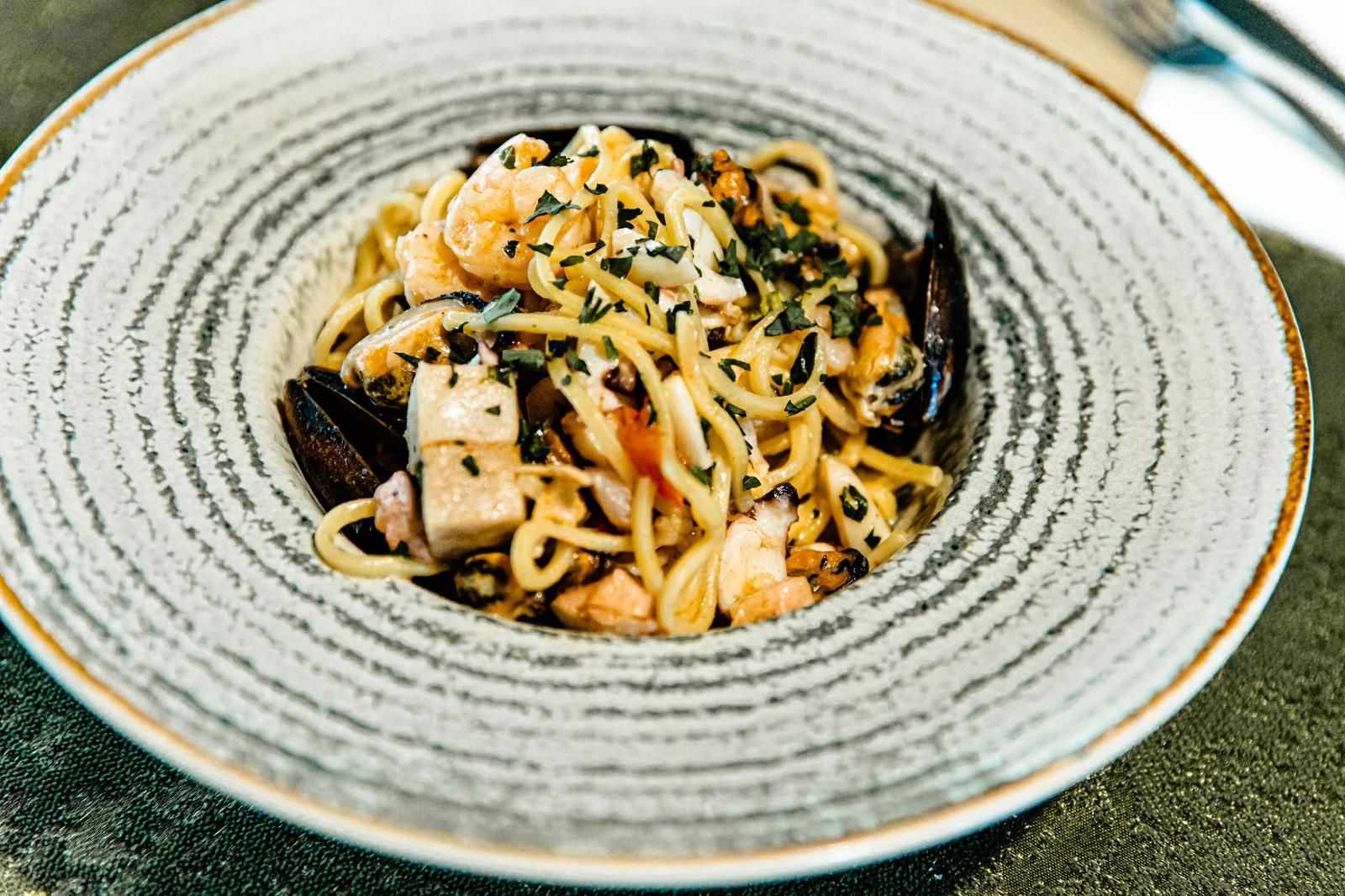 Penne cu Fructe de Mare
