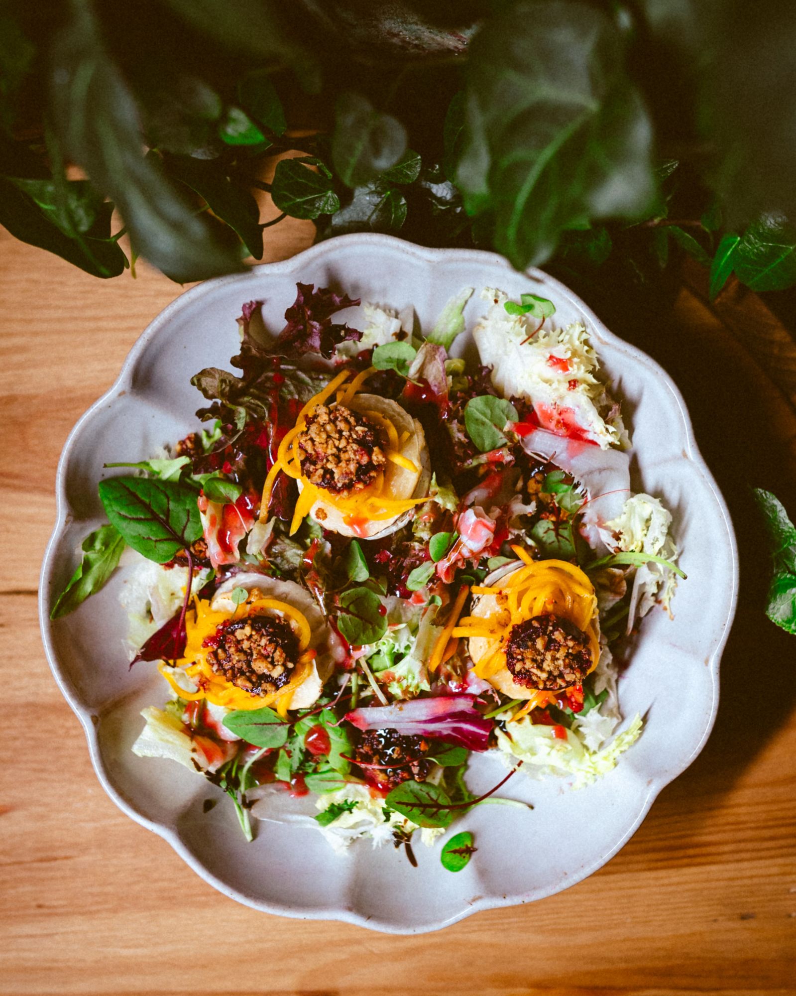 Sałatka z kozim serem