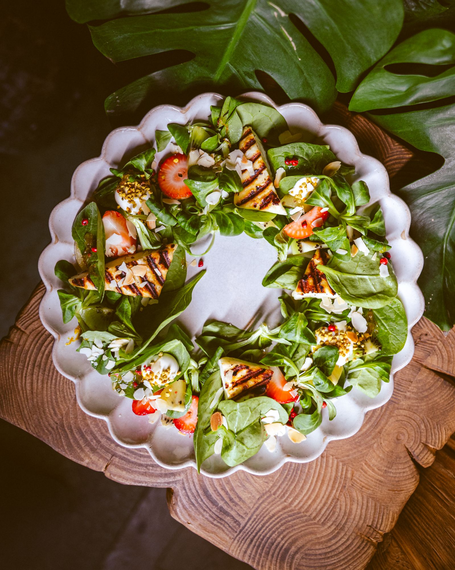 Sałatka halloumi