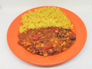 Chili con carne, ryż z wody