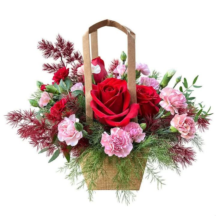 Box czerwono-różowy