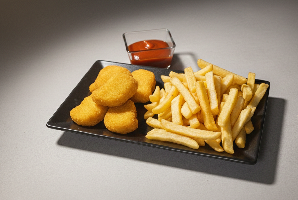 Chicken Nuggets (6szt) & Fries
