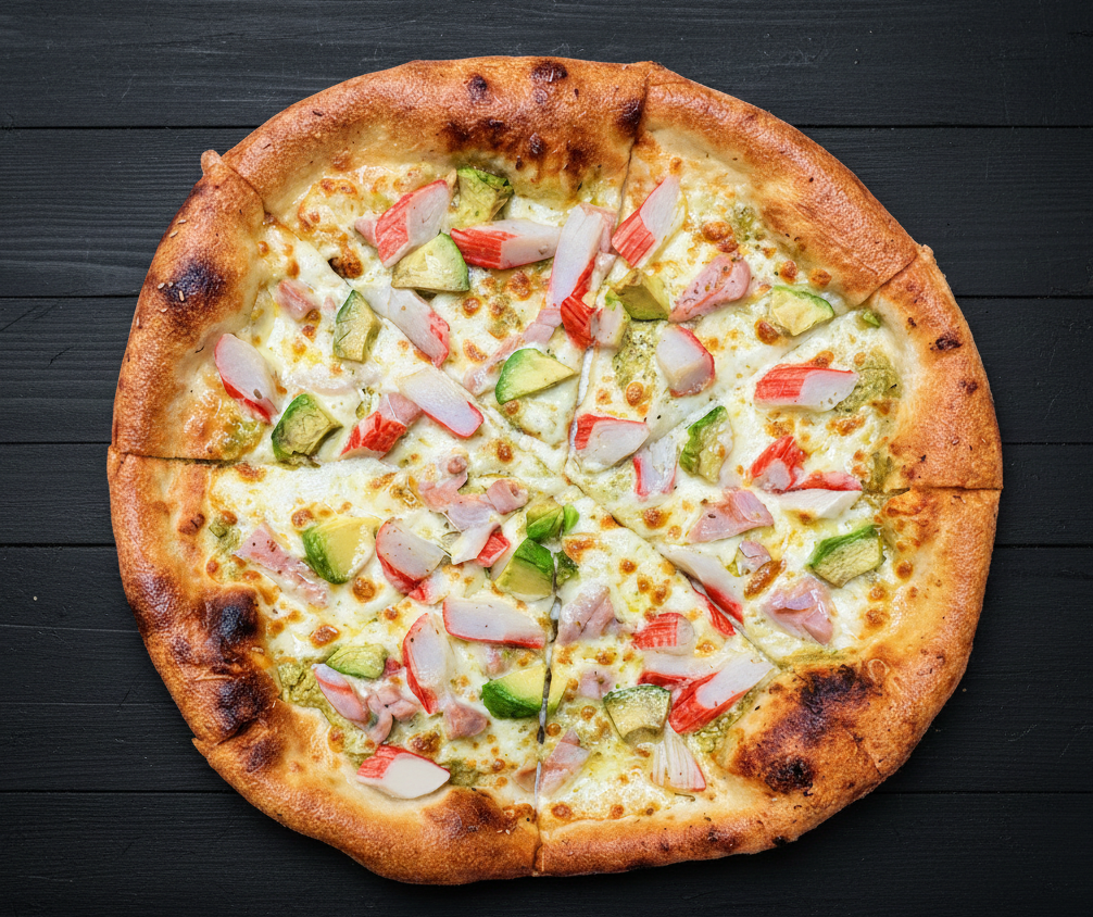 Pizza Crab & Avocado (32cm)