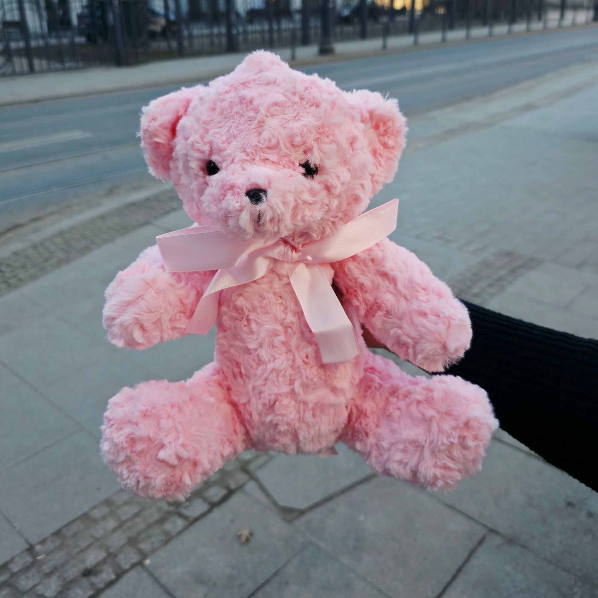 Miś pluszowy różowy  27cm