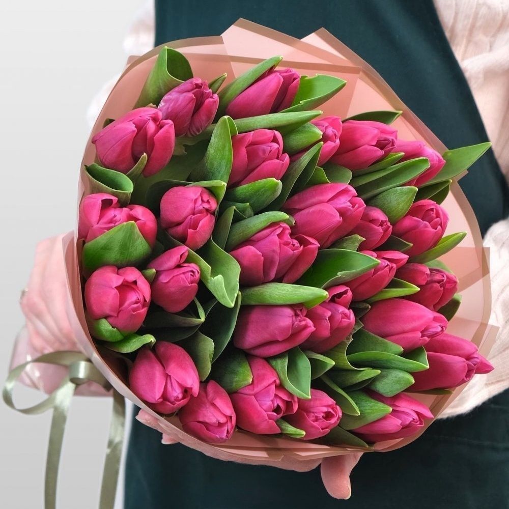 Bukiet różowych tulipanów (35-40cm) 25szt