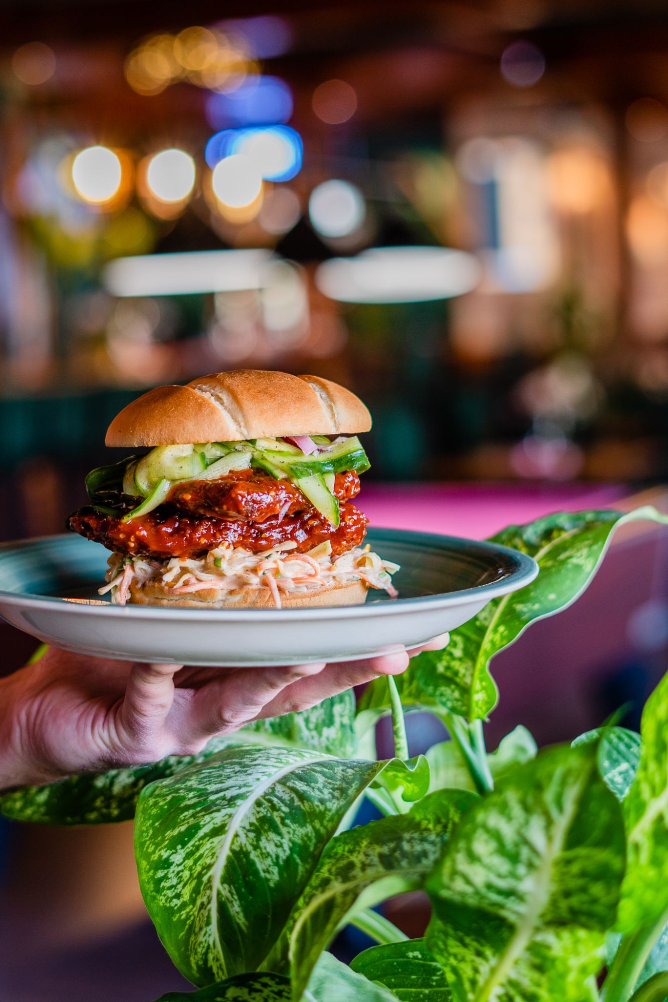 Korean Chicken Burger