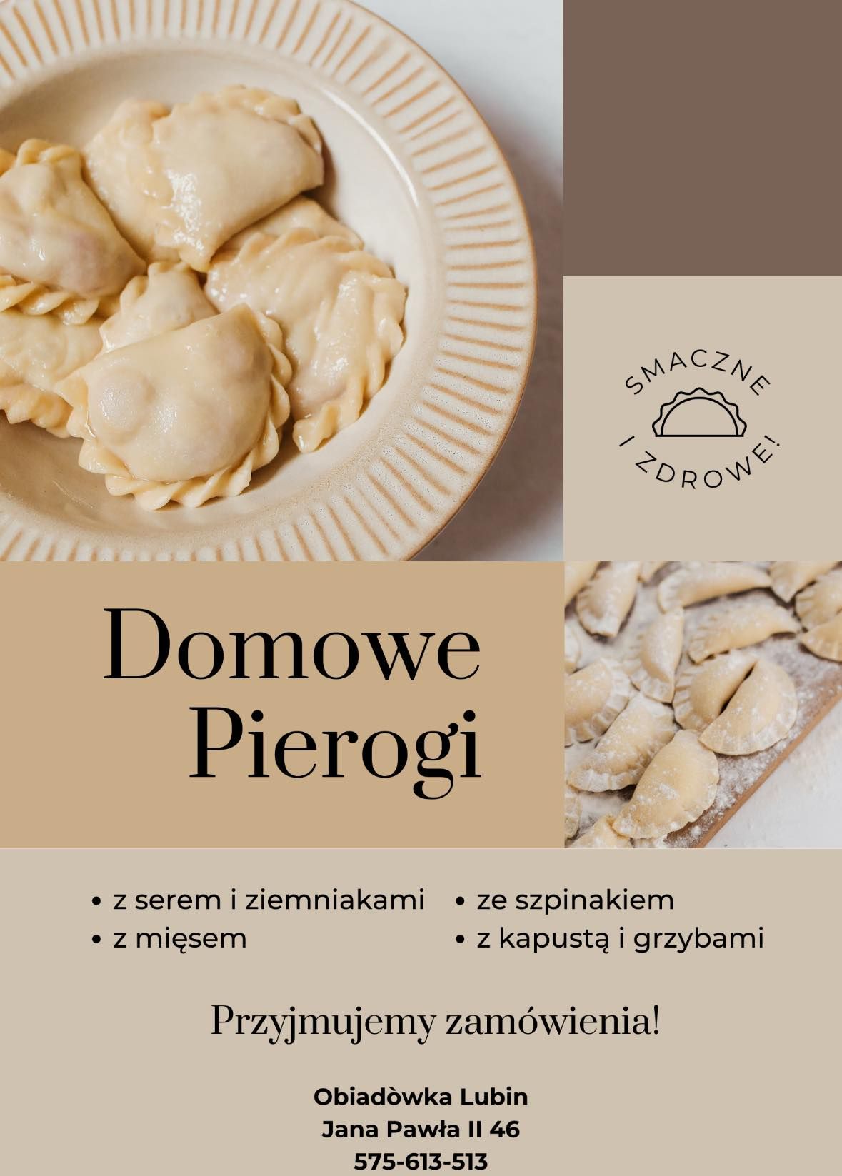 Pierogi ze szpinakiem