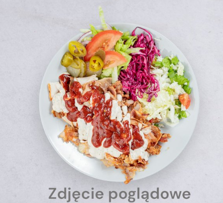 Kebab na talerzu