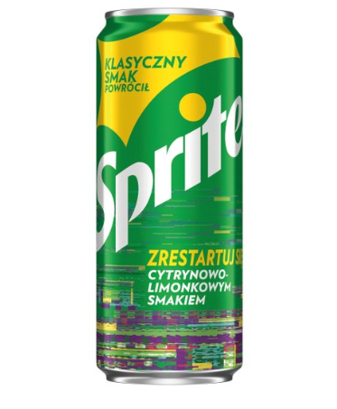 Sprite Napój gazowany cytrynowo - limonkowy 330ml