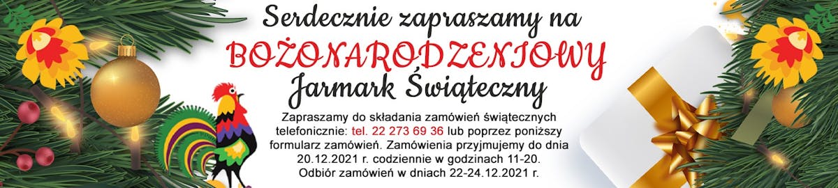 POTRAWY BOŻONARODZENIOWE 2021 - ZAMÓWIENIA