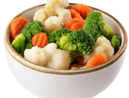 warzywa gotowane na parze