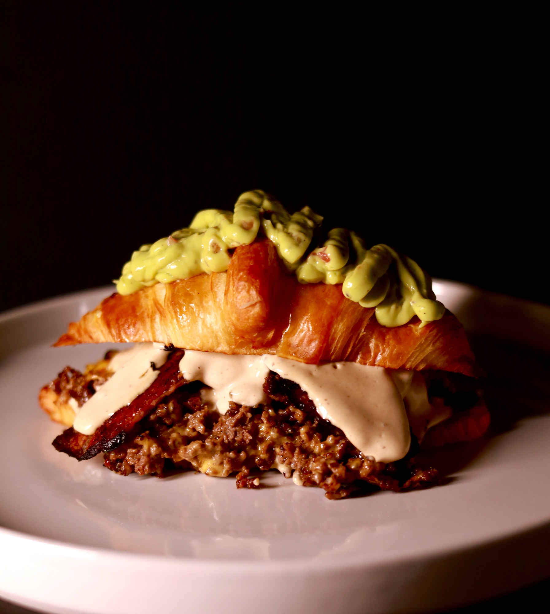 Croissant Burger l.