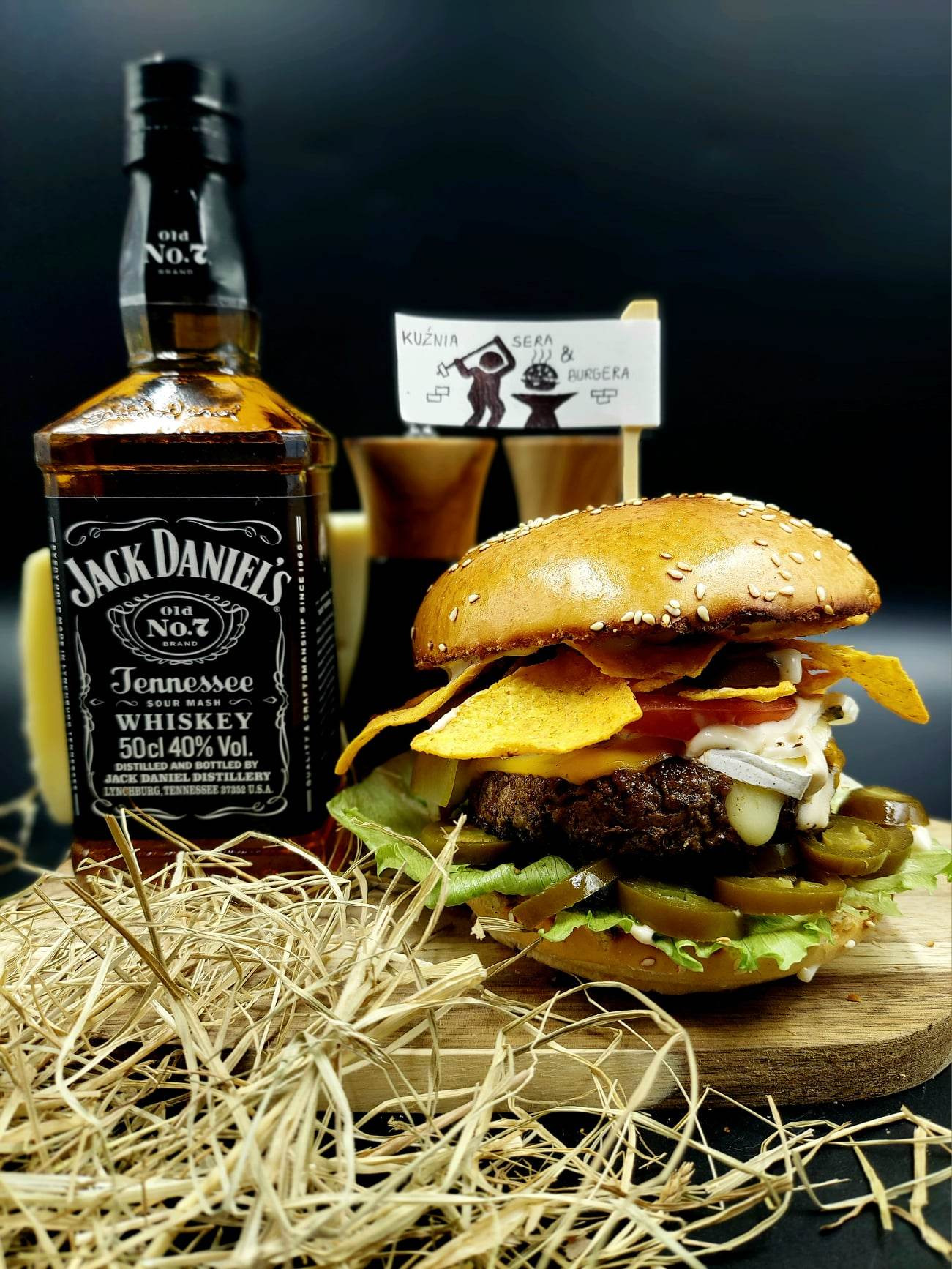 Burger Johnny Walker Nacho